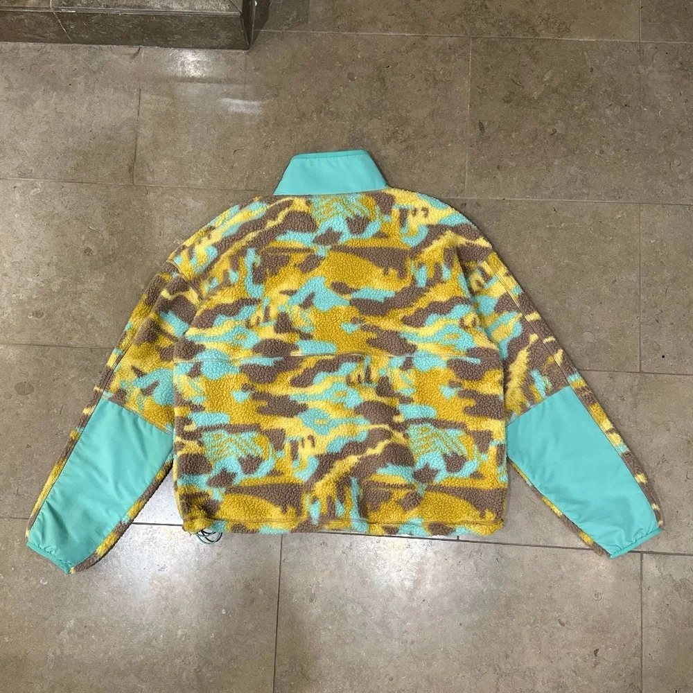 The North Face Printed Cragmont ¼ Snap Fleece Pullover (Wasabi Camo) - Picture 15 of 16